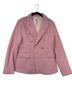 Entro 100% Polyester Houndstooth Pink White Blazer Size L - photo 1