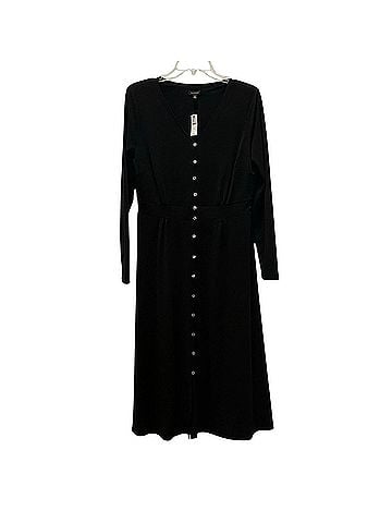 Talbots Long Sleeve Midi Casual Dress (view 1)