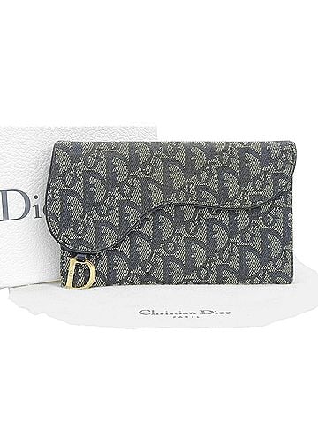 Christian Dior Christian Dior Trotter Saddle Long Wallet TR0051 Tri-fold (view 1)
