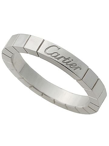 Cartier Cartier Lanieres Ring, 6.4g, 18K White Gold, Size #54 (approx. US) (view 1)