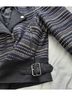 BCBGMAXAZRIA Solid Tweed Black Multi Color Jacket Size M - photo 5