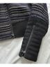 BCBGMAXAZRIA Solid Tweed Black Multi Color Jacket Size M - photo 6