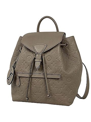 Louis Vuitton Louis Vuitton Montsouris PM Backpack, Monogram Empreinte, Tourtrere, M45410, Women's (view 1)