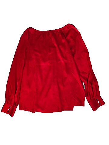 Talbots silk Long Sleeve Blouse (view 2)