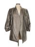 DKNY 100% Polyurethane Metallic Silver Dkny Jacket Size L - photo 1