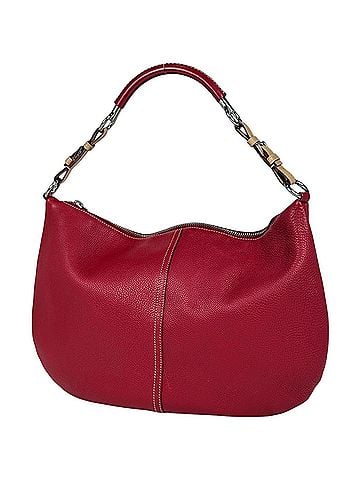 Prada Prada PRADA Shoulder Bag, Logo Plate, Leather, Red, Women's (view 1)