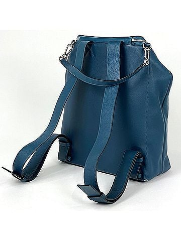 Loewe Loewe LOEWE Goya Anagram 2-Way Leather Backpack, Blue, Women's (view 2)