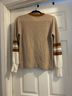 Faherty Tan Brown White Pullover Sweater Size XS - photo 3