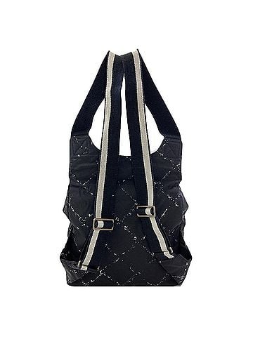 Chanel Chanel Travel Line Backpack/Daypack Bag, Nylon Jacquard, Women's CHANEL (view 2)