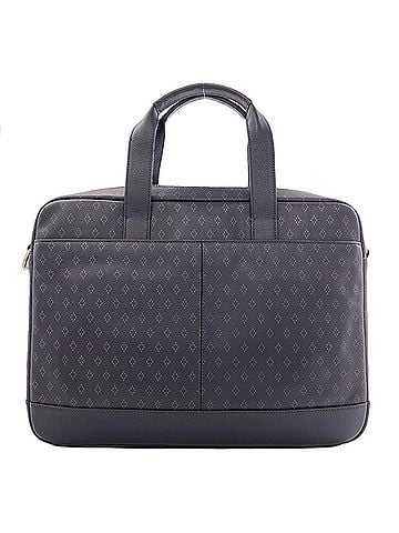 Coach Coach all-over print 2-way business bag, leather, men's. (view 2)