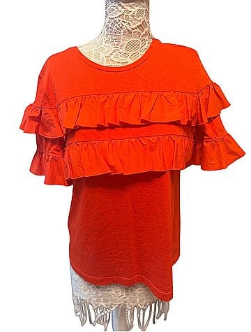 Tory Burch Short Sleeve Blouse (view 1)