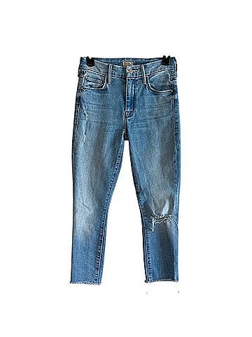 Mother The Looker Ankle Step Fray Jeans (view 1)