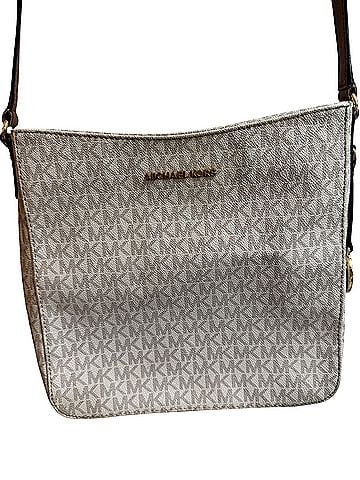 Michael Kors Jet Set Messenger Leather Crossbody Bag (view 1)