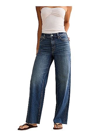American Eagle Shoes Super High-Waisted Baggy Wide-Leg Jean Jeans (view 1)