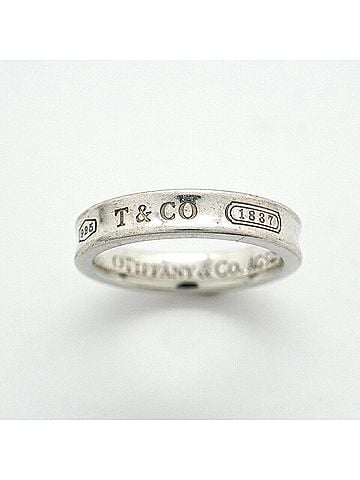 Tiffany & Co. Tiffany &amp; Co. Narrow Ring, Sterling Silver 925 (Women's) (view 2)
