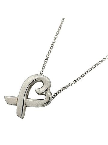 Tiffany & Co. Tiffany &amp; Co. Loving Heart Necklace, Sterling Silver 925, Women's (view 1)