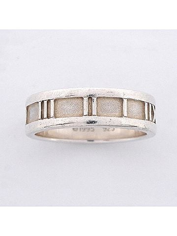 Tiffany & Co. Tiffany &amp; Co. Atlas Ring, Sterling Silver 925 (Men's) (view 2)