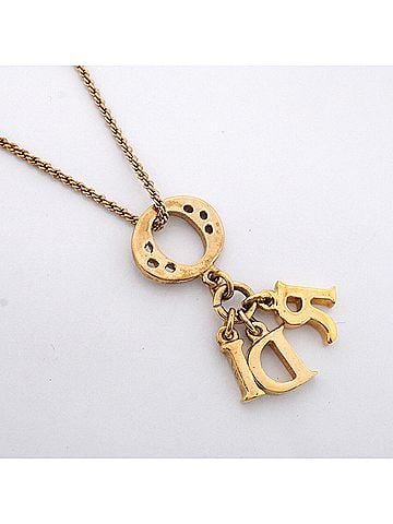 Christian Dior Christian Dior Necklace, GP Plated Gold, Women's (view 2)