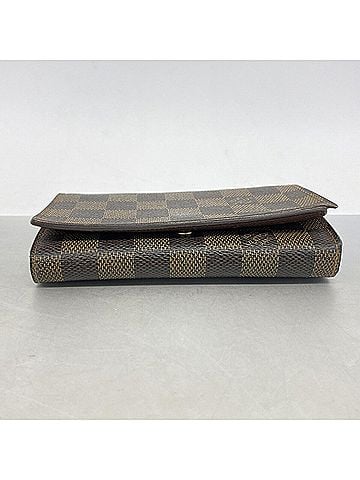 Louis Vuitton Louis Vuitton Damier Portefeuille Tresor Wallet N61736 Ebene Women's (view 2)