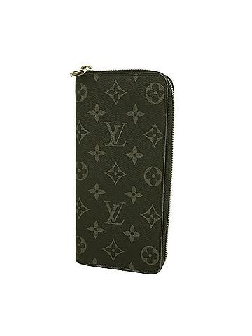 Louis Vuitton Louis Vuitton Monogram Eclipse Zippy Wallet Vertical M62295 Black Men's Long (view 1)