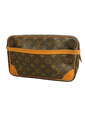 Louis Vuitton Louis Vuitton Monogram Compiegne 28 Clutch Bag M51845 Brown Men's (view 1)