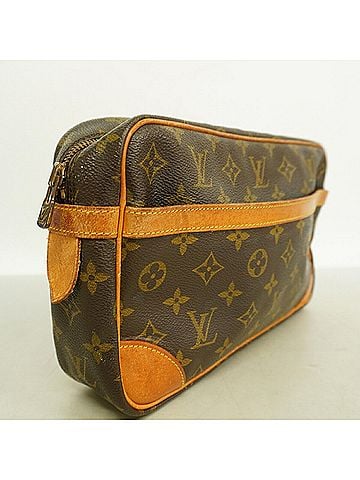 Louis Vuitton Louis Vuitton Monogram Compiegne 28 Clutch Bag M51845 Brown Men's (view 2)