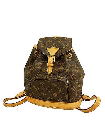 Louis Vuitton Louis Vuitton Monogram Mini Montsouris Bag/Backpack/Daypack M51137 Brown Women's (view 1)