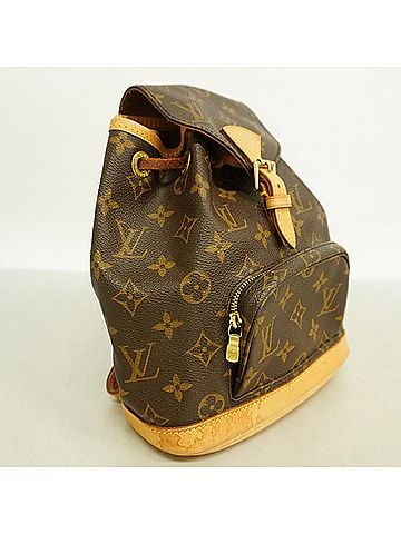 Louis Vuitton Louis Vuitton Monogram Mini Montsouris Bag/Backpack/Daypack M51137 Brown Women's (view 2)