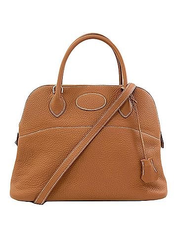 Hermès Hermes Bolide 31 Gold with Silver Hardware Handbag, Taurillon Clemence Leather, Women's HERMES (view 1)