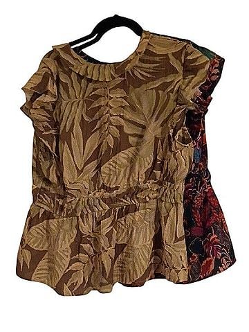 Torrid Connie Leaves Peacoat Short Sleeve T-Shirt (view 2)