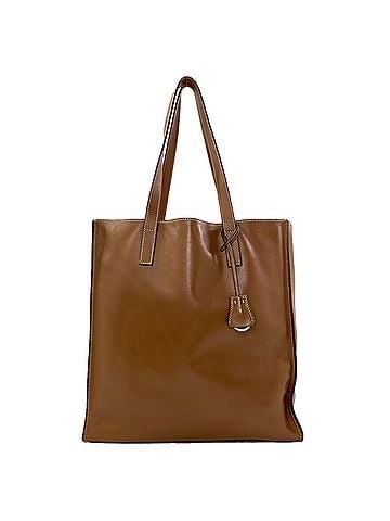 Prada Prada 1BG002 Triangle Logo Tote Bag, Calfskin, Women's PRADA (view 1)