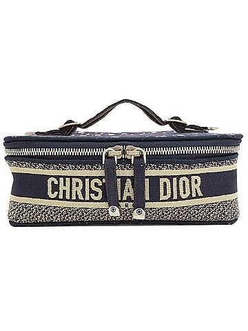 Christian Dior Christian Dior Vanity Oblique Handbag, Canvas, Women's (view 1)