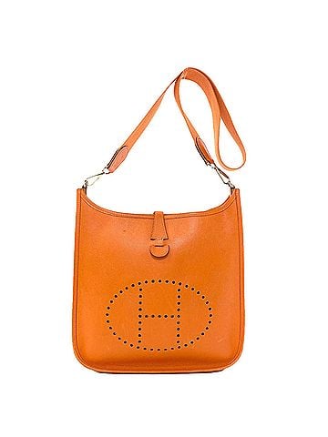 Hermès Hermes Evelyne 1 PM Shoulder Bag with Silver Hardware, Epsom Leather, Women's (view 1)