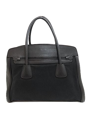 Prada Prada Logo Hardware Tote Bag, Canvas/Leather, Women's PRADA (view 2)