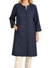Talbots 53% Polyester 47% Cotton 100% Polyester Paisley Blue Coat Size M - photo 1