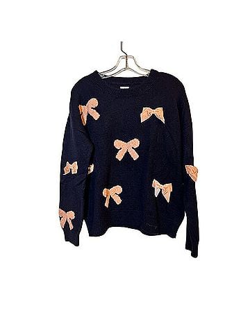 Maeve 3D Bow Sweater Pullover Sweater (view 2)
