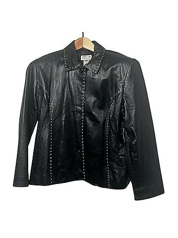 Style&Co Leather Jacket (view 1)