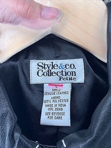 Style&Co Leather Jacket (view 2)
