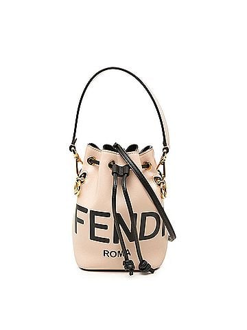 Fendi Fendi Mini Montresor Handbag Shoulder Bag 2WAY 8BS010 Pink Black Leather Women's FENDI (view 1)