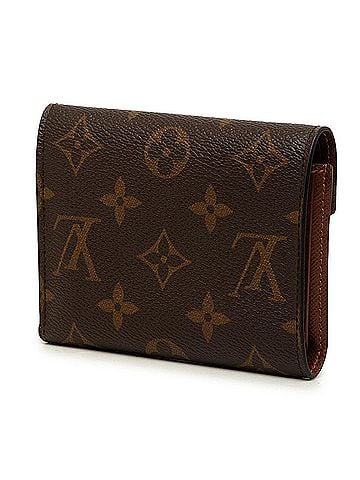 Louis Vuitton Louis Vuitton Monogram Portefeuille Victorine Bi-fold Wallet M62472 Brown Leather Women's LOUIS VUITTON (view 2)