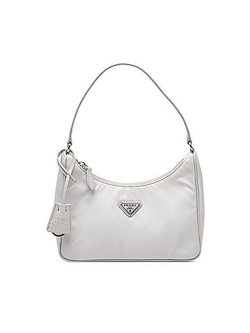 Prada Prada Re-Edition 2005 Triangle Logo Plate Nylon One-Shoulder Bag 1NE204 Light Purple Leather Women's PRADA (view 1)