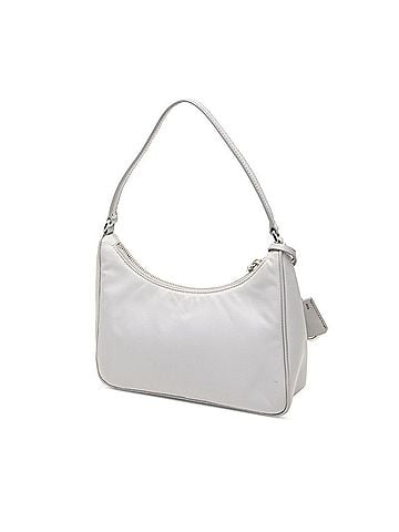 Prada Prada Re-Edition 2005 Triangle Logo Plate Nylon One-Shoulder Bag 1NE204 Light Purple Leather Women's PRADA (view 2)