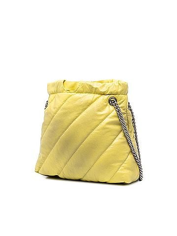 Balenciaga Balenciaga Crush Tote XS Chain Bag Shoulder 781796 Yellow Leather Women's BALENCIAGA (view 2)
