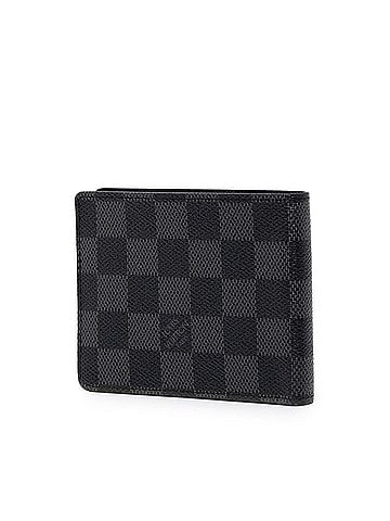 Louis Vuitton Louis Vuitton Damier Graphite Portefeuille Multiple Bi-fold Wallet, Billfold, M62663, Black Leather, Men's LOUIS VUITTON (view 2)