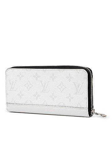 Louis Vuitton Louis Vuitton Taigarama Zippy Wallet Horizontal Round Zipper Long M14127 White Leather Women's LOUIS VUITTON (view 2)