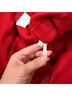 Sandro 98% Wool 2% Cotton 100% Polyester Solid Red Coat Size 8 - photo 4