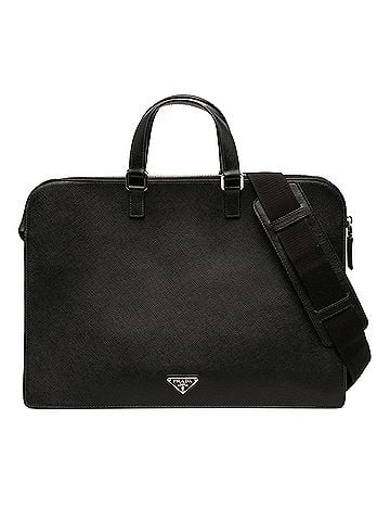 Prada Saffiano Portfolio Travel Briefcase (view 1)
