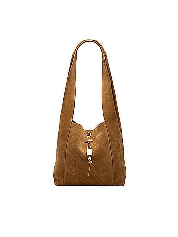 Saint Laurent Suede Tanger Hobo (view 1)