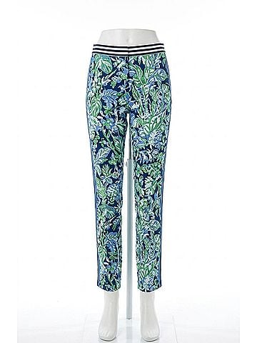 Gretchen Scott Designs Gripeless Pull-On Pants in Navy, Periwinkle &amp; Green (view 1)
