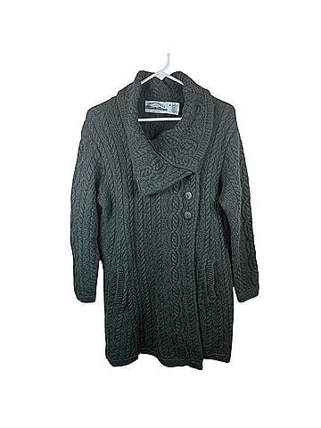 Aran Crafts Cable Knit Coat Coat (view 1)